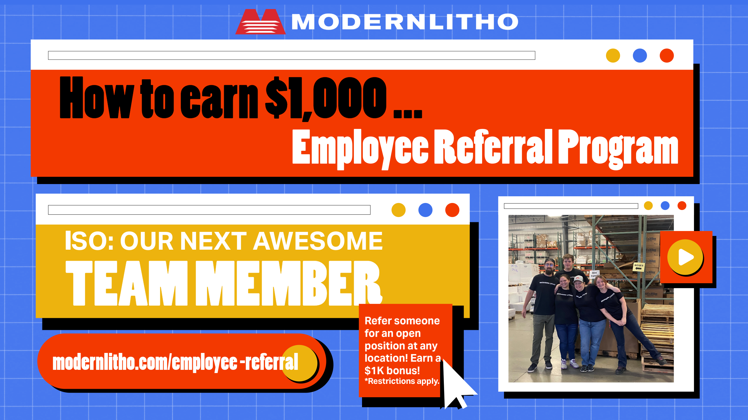 2025 Employee Referral Program Graphic